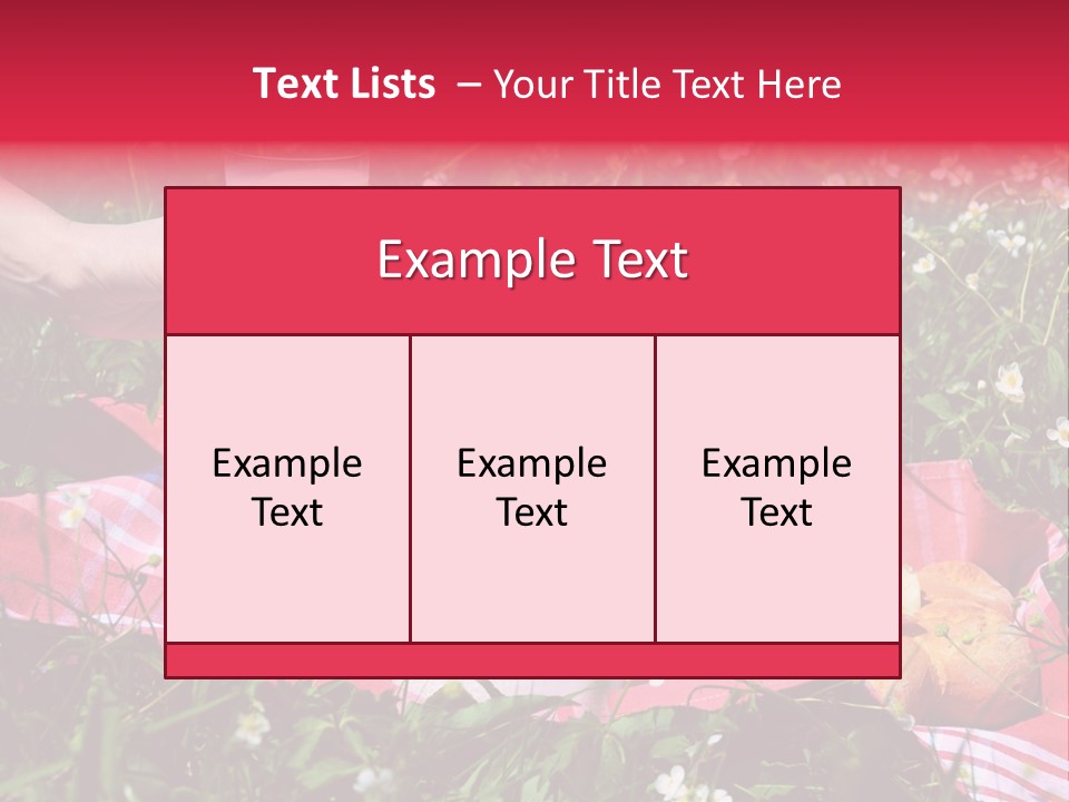 Towel Summer Milky PowerPoint Template