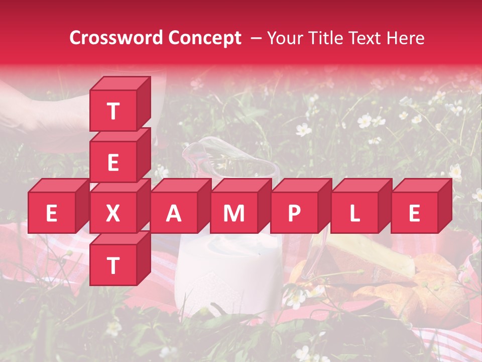 Towel Summer Milky PowerPoint Template