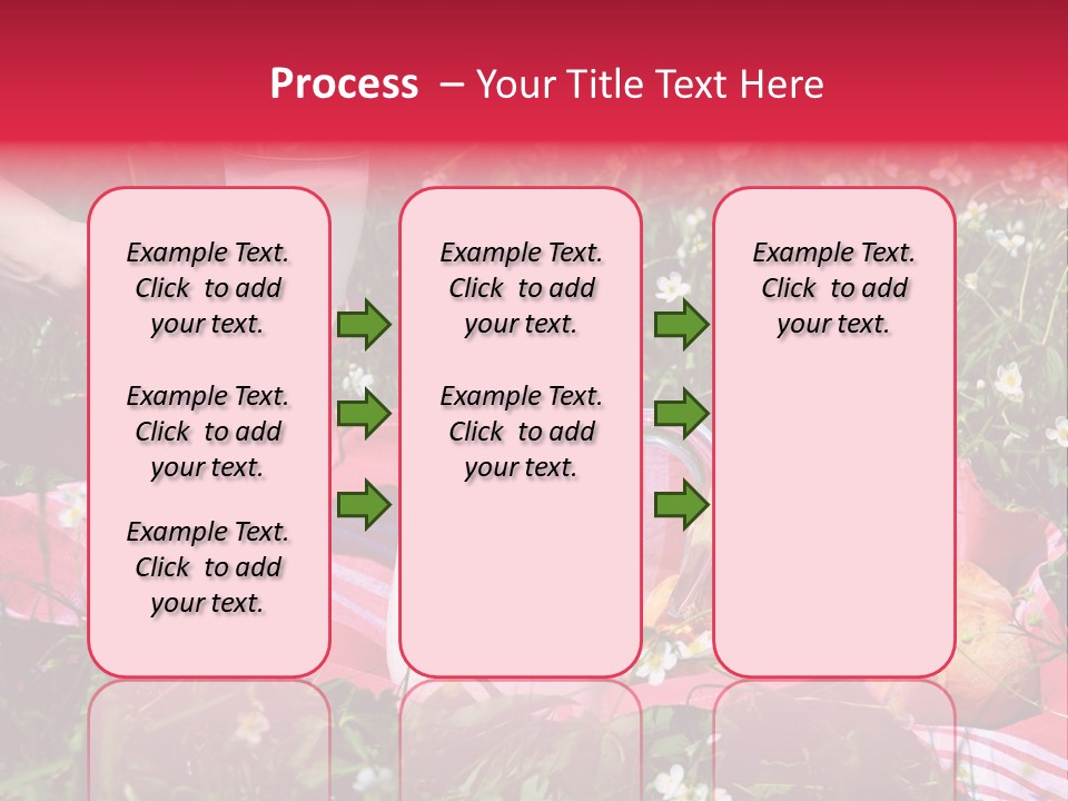 Towel Summer Milky PowerPoint Template