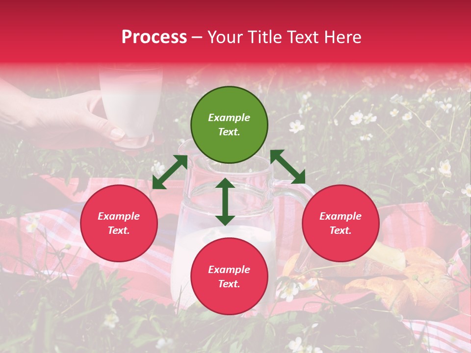 Towel Summer Milky PowerPoint Template