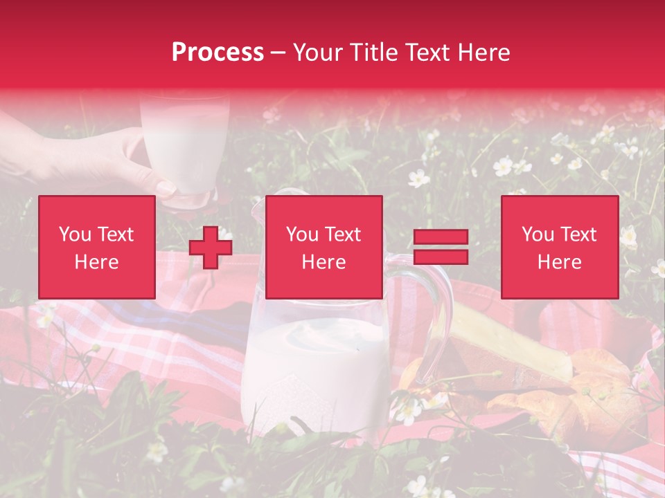 Towel Summer Milky PowerPoint Template