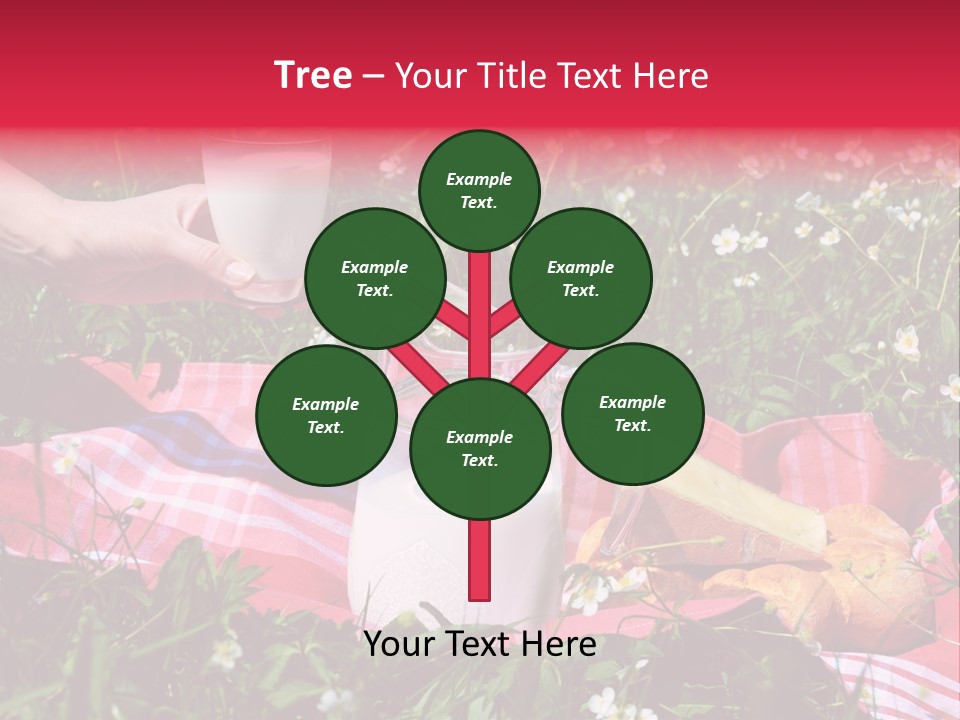 Towel Summer Milky PowerPoint Template