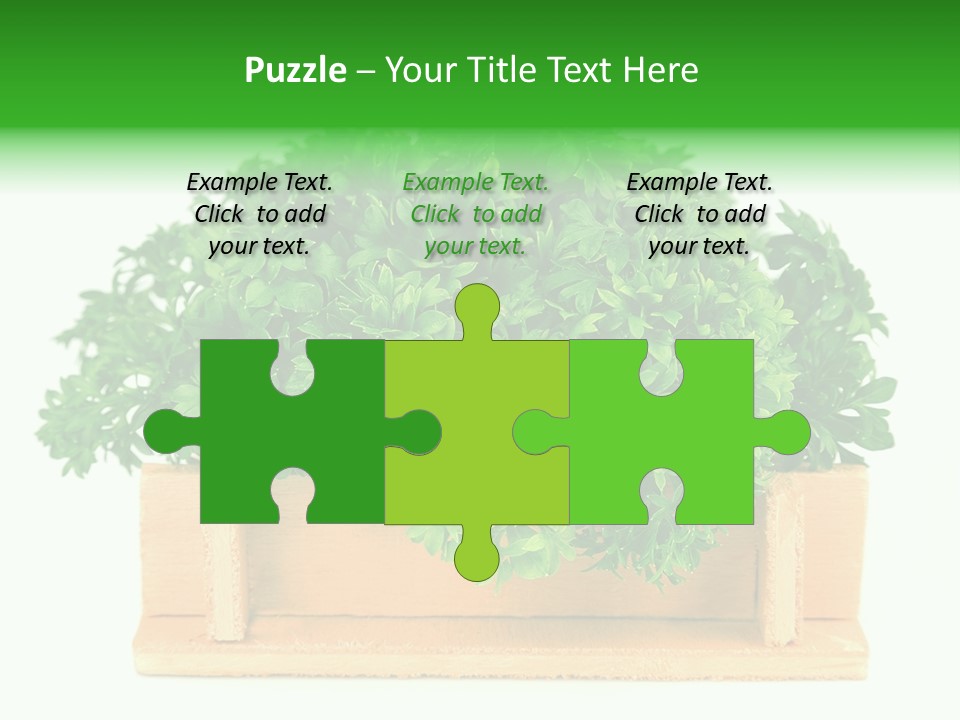 Garden Parsley Green PowerPoint Template
