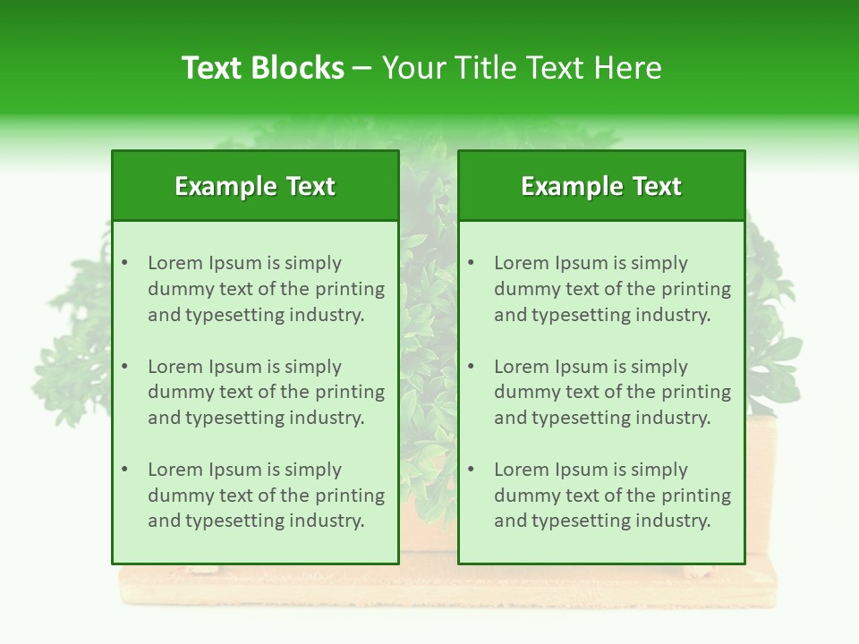 Garden Parsley Green PowerPoint Template
