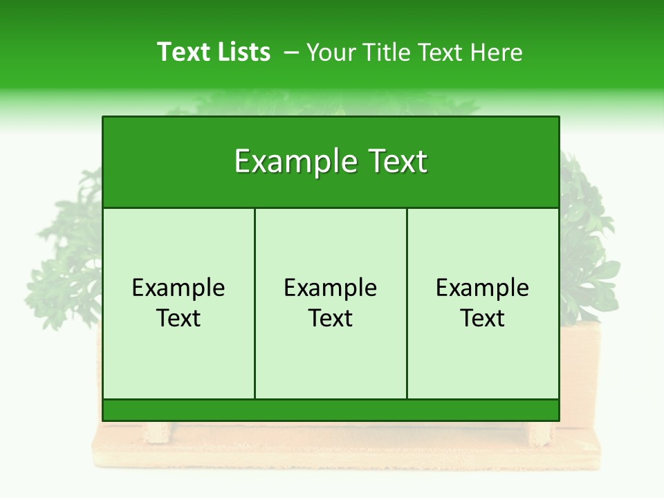 Garden Parsley Green PowerPoint Template