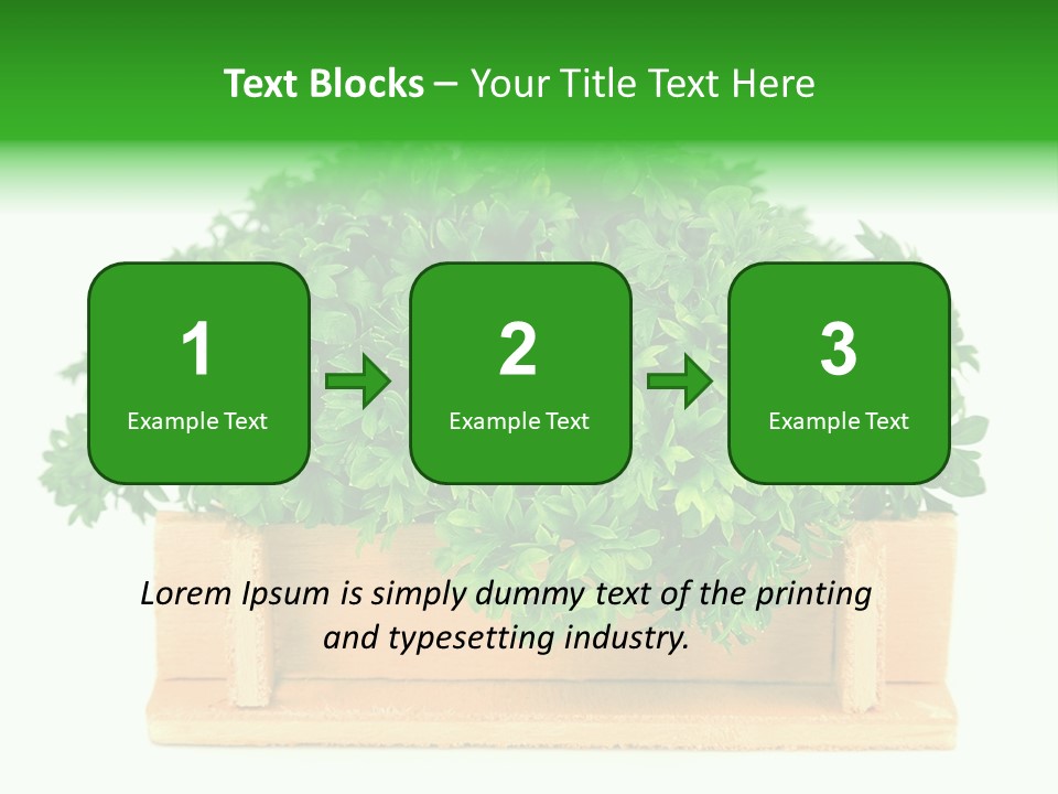 Garden Parsley Green PowerPoint Template