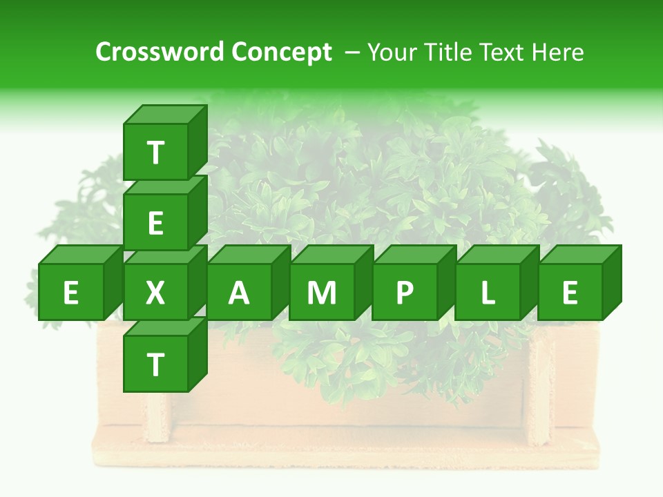 Garden Parsley Green PowerPoint Template