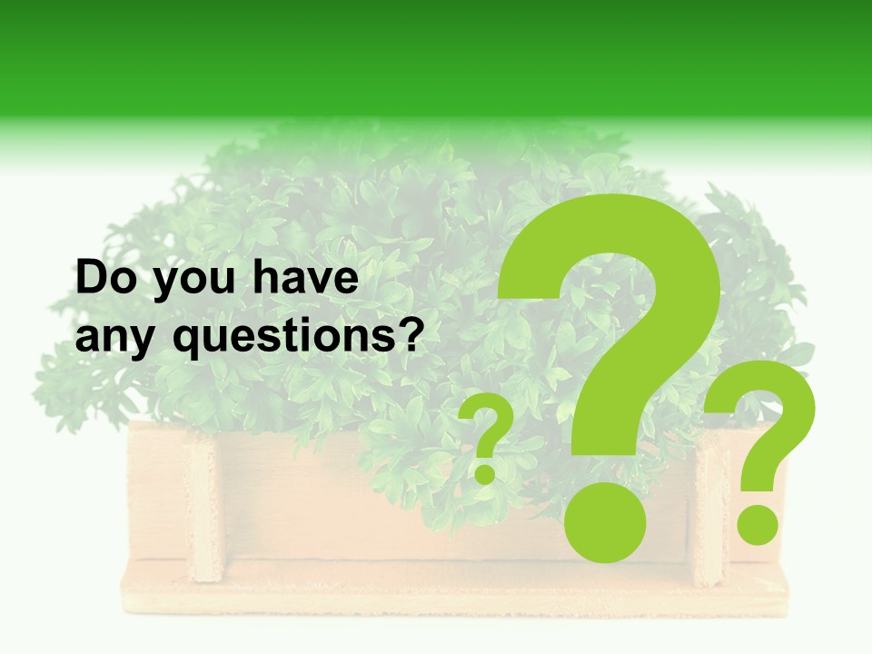 Garden Parsley Green PowerPoint Template