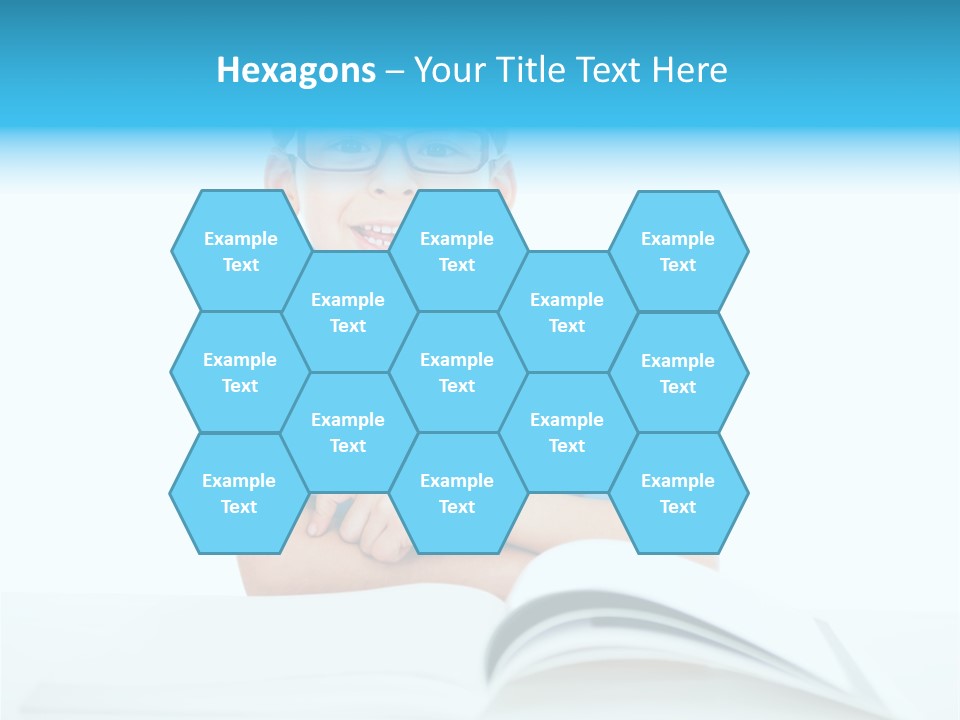 Preschool People Eyeglasses PowerPoint Template