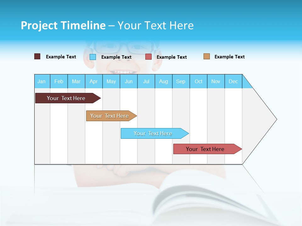 Preschool People Eyeglasses PowerPoint Template
