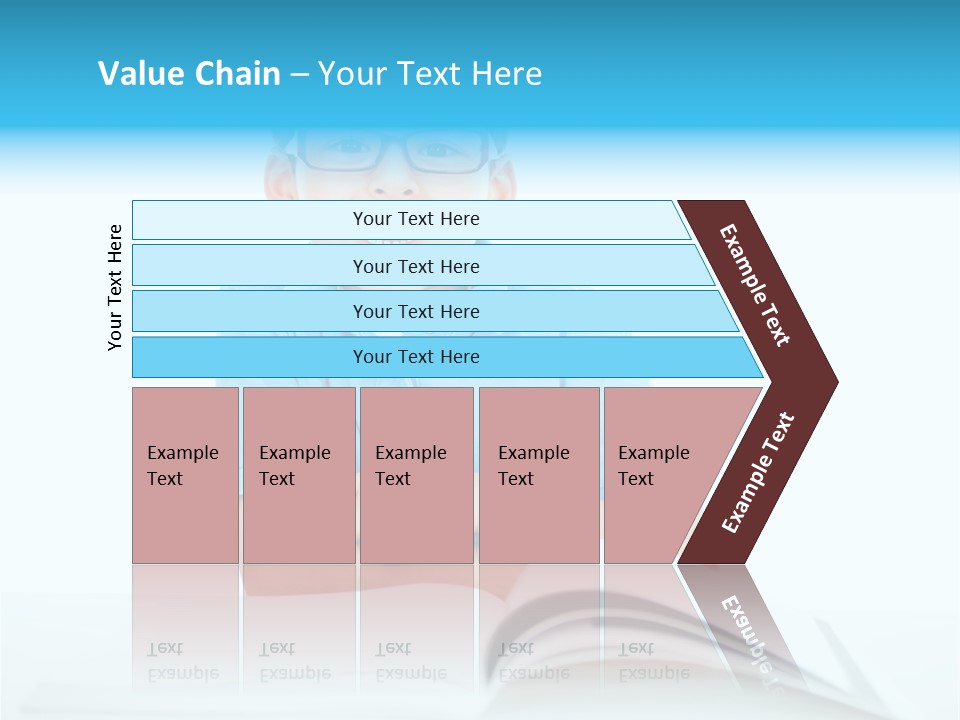 Preschool People Eyeglasses PowerPoint Template