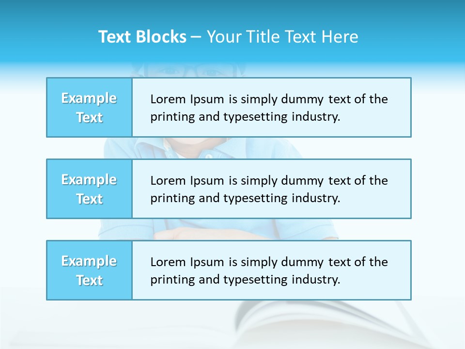 Preschool People Eyeglasses PowerPoint Template
