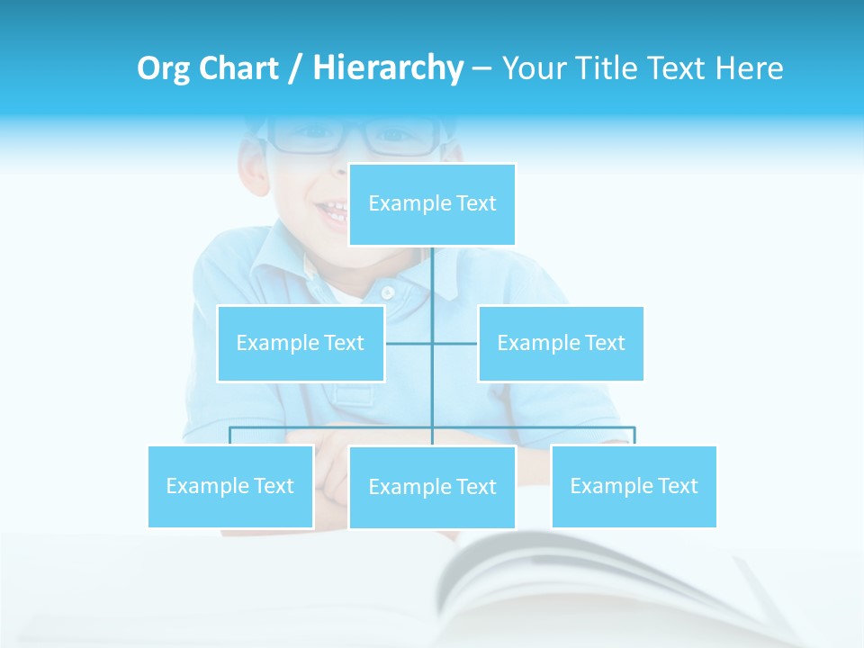 Preschool People Eyeglasses PowerPoint Template