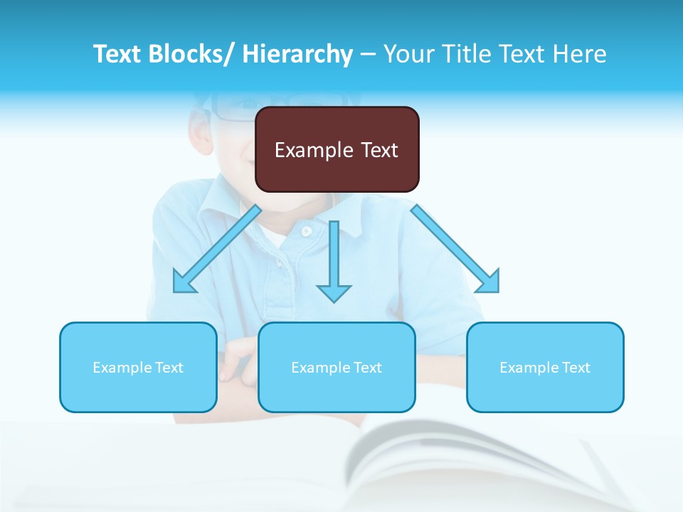 Preschool People Eyeglasses PowerPoint Template