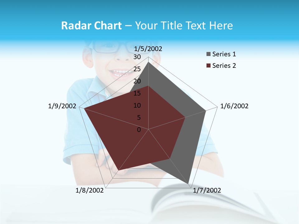 Preschool People Eyeglasses PowerPoint Template
