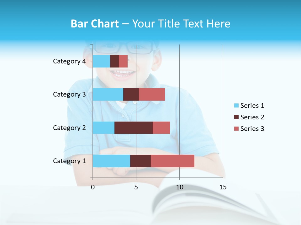 Preschool People Eyeglasses PowerPoint Template