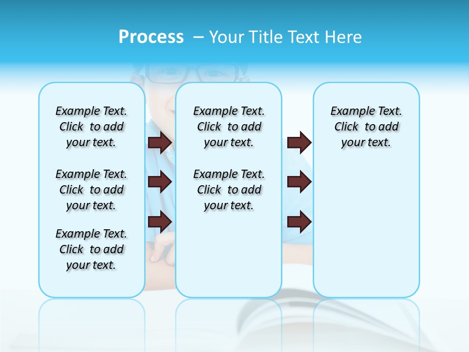 Preschool People Eyeglasses PowerPoint Template