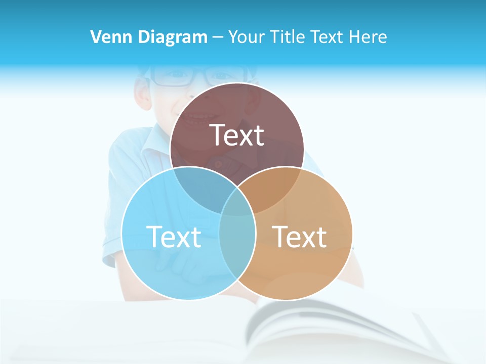 Preschool People Eyeglasses PowerPoint Template