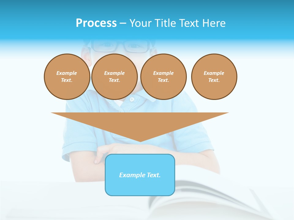 Preschool People Eyeglasses PowerPoint Template