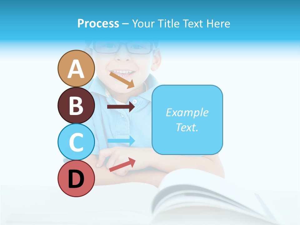 Preschool People Eyeglasses PowerPoint Template