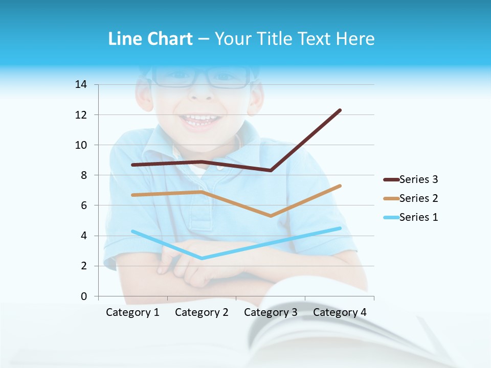 Preschool People Eyeglasses PowerPoint Template