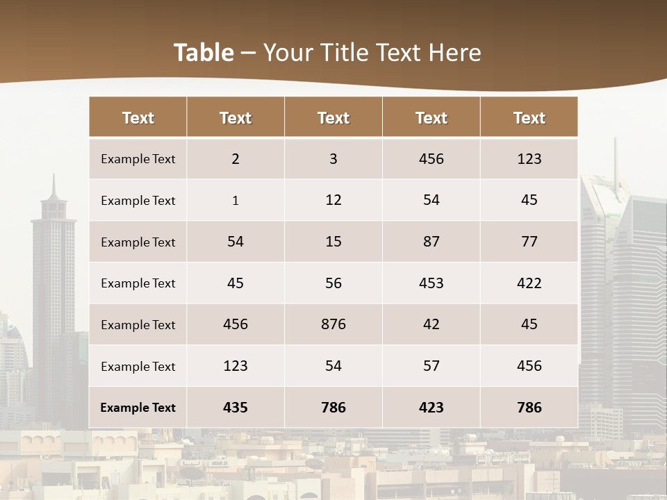 Day Modern Beautiful PowerPoint Template