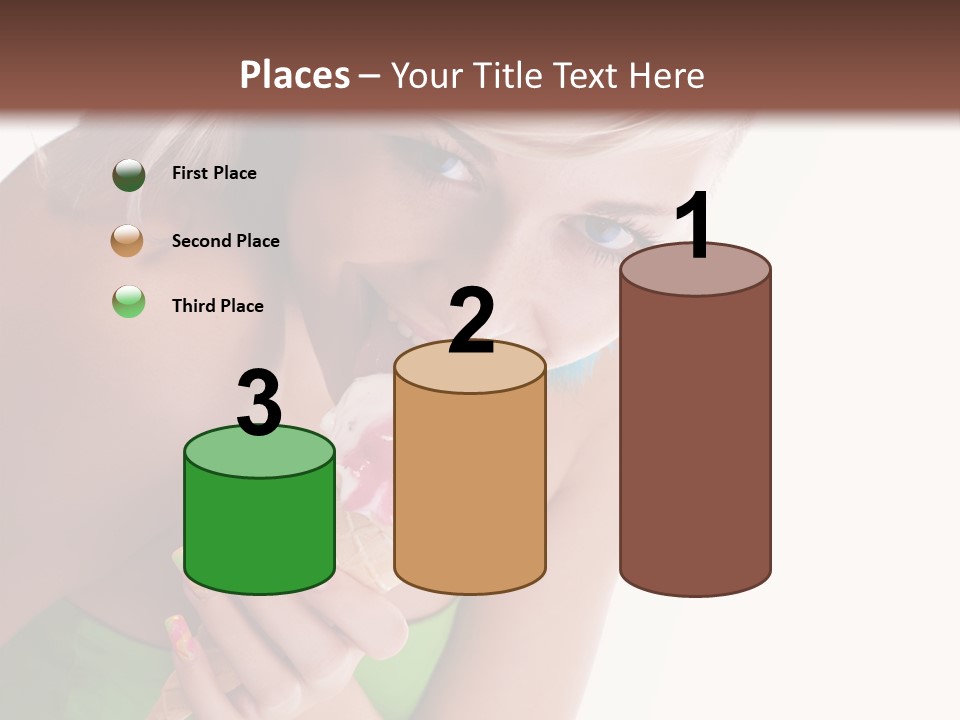 Waist Woman Dessert PowerPoint Template