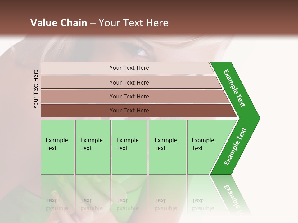 Waist Woman Dessert PowerPoint Template
