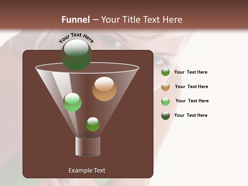 Waist Woman Dessert PowerPoint Template