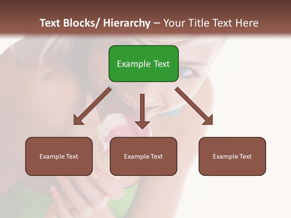 Waist Woman Dessert PowerPoint Template