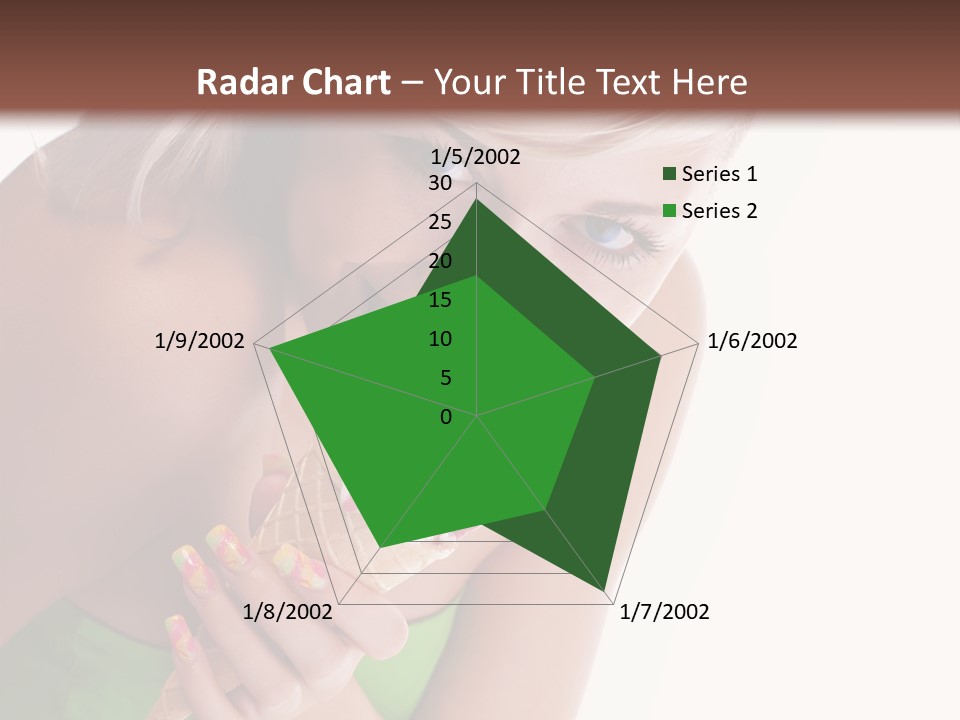 Waist Woman Dessert PowerPoint Template