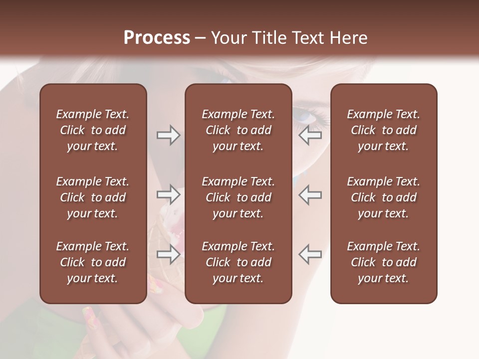 Waist Woman Dessert PowerPoint Template