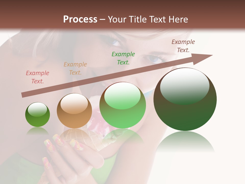 Waist Woman Dessert PowerPoint Template