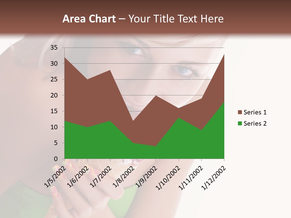 Waist Woman Dessert PowerPoint Template