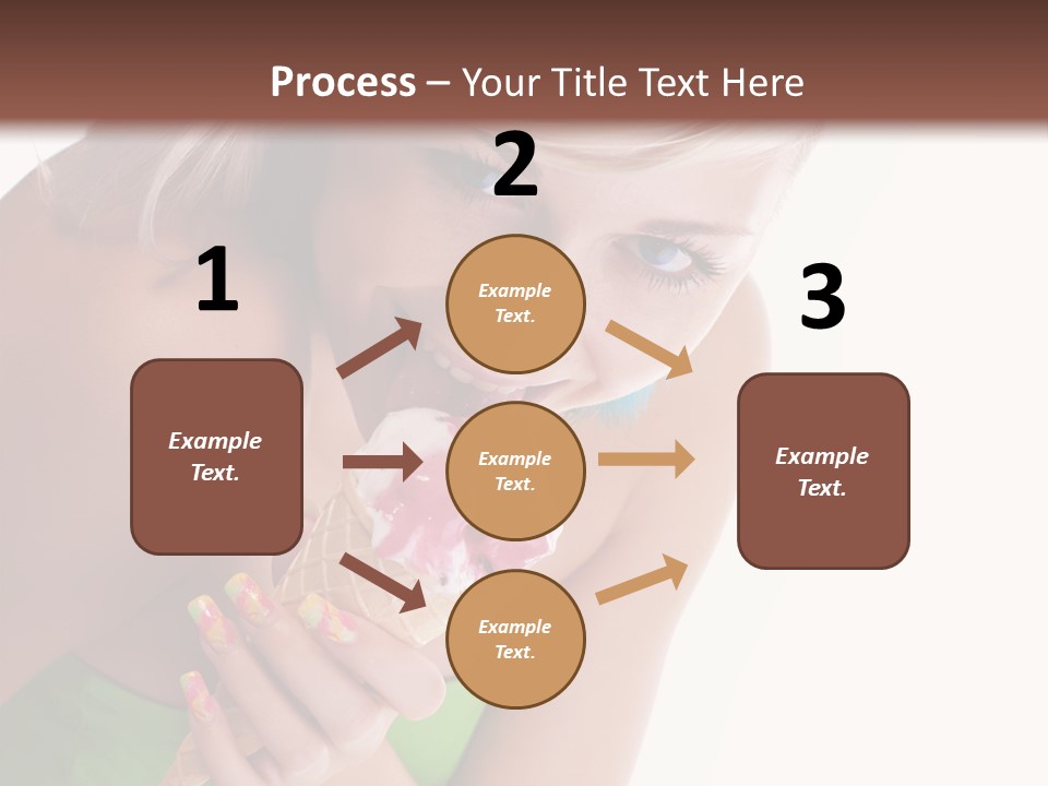 Waist Woman Dessert PowerPoint Template