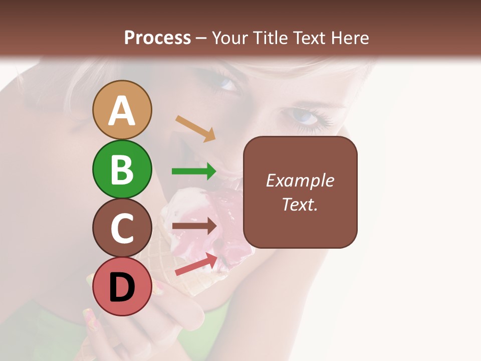 Waist Woman Dessert PowerPoint Template