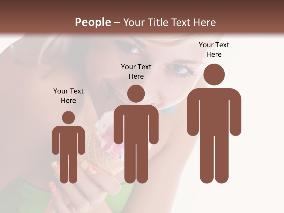 Waist Woman Dessert PowerPoint Template