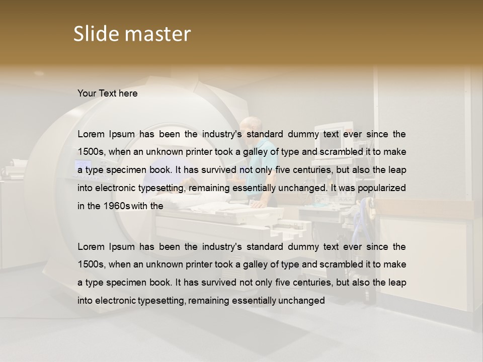 Test Magnetic Scanner PowerPoint Template