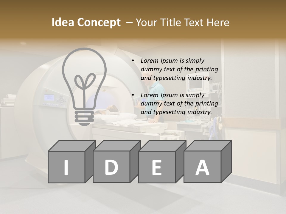 Test Magnetic Scanner PowerPoint Template