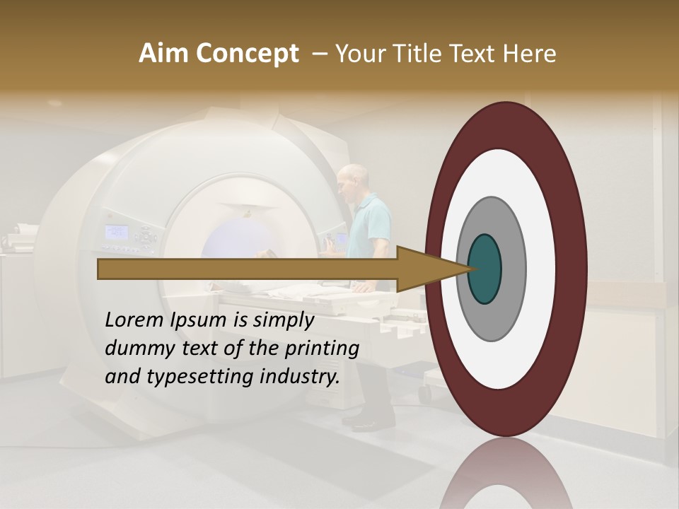 Test Magnetic Scanner PowerPoint Template