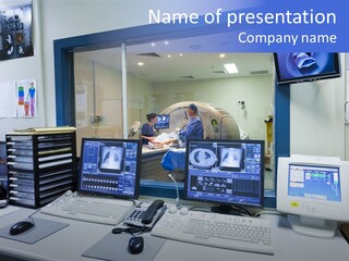 Magnetic X Ray Analysing PowerPoint Template