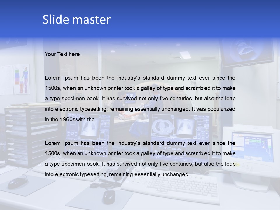 Magnetic X Ray Analysing PowerPoint Template