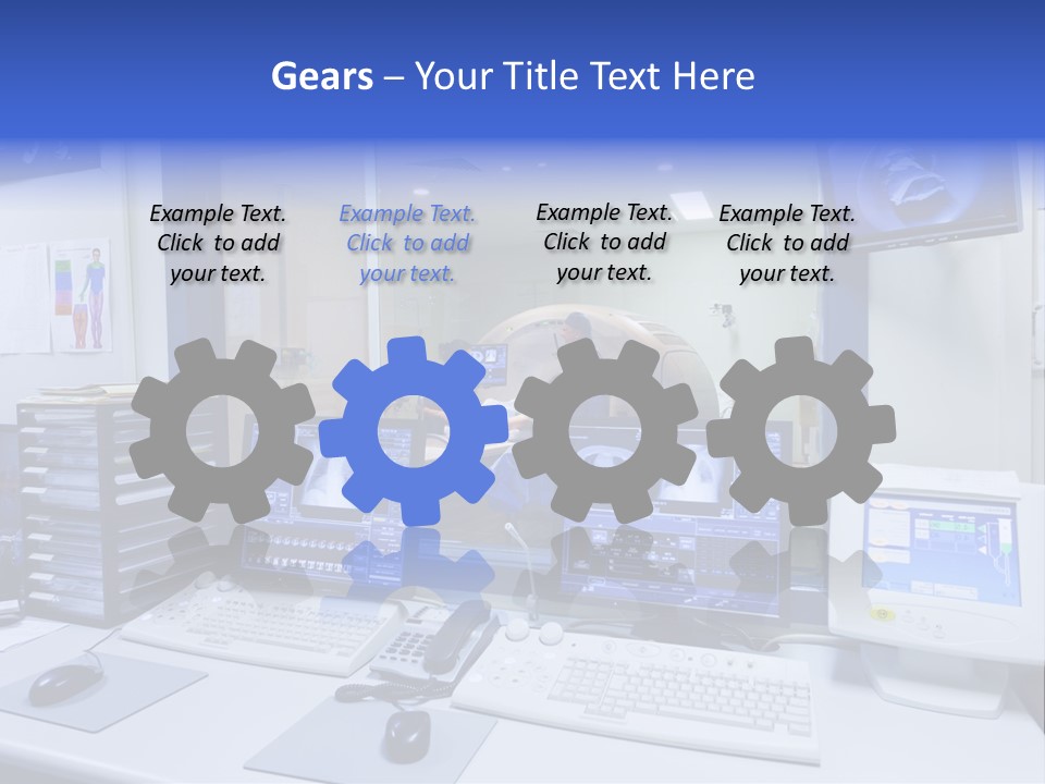 Magnetic X Ray Analysing PowerPoint Template