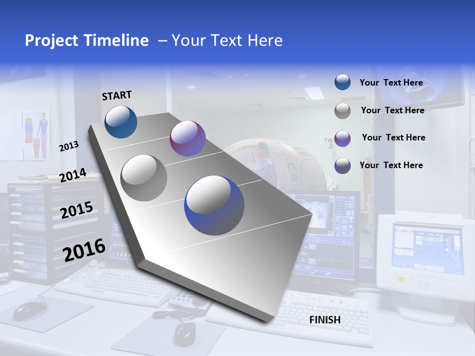Magnetic X Ray Analysing PowerPoint Template