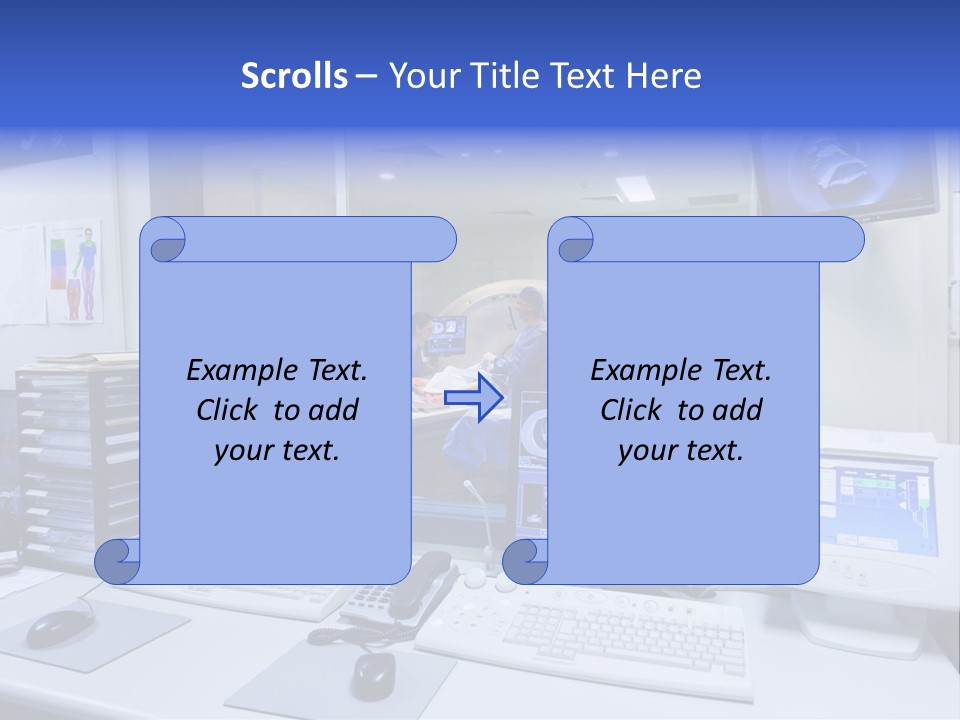 Magnetic X Ray Analysing PowerPoint Template