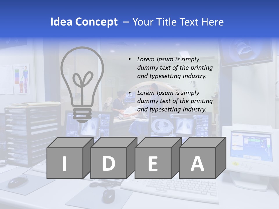 Magnetic X Ray Analysing PowerPoint Template