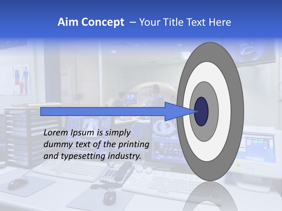 Magnetic X Ray Analysing PowerPoint Template