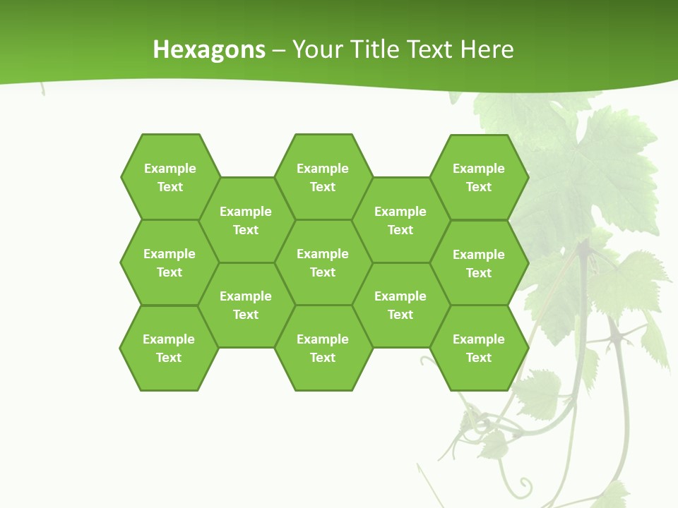 Framing Pastoral Plant PowerPoint Template