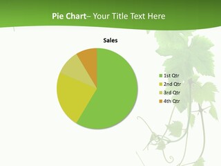 Framing Pastoral Plant PowerPoint Template