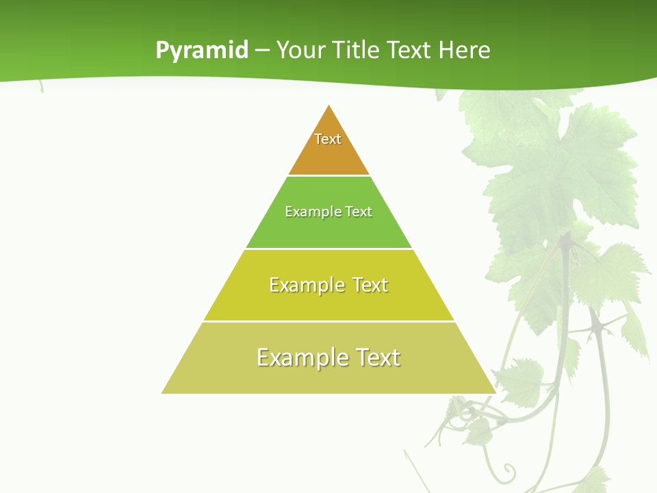 Framing Pastoral Plant PowerPoint Template